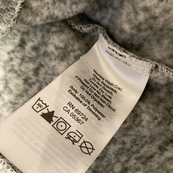 COLUMBIA Women's Small Soft Hoodie 1/4 Button Sweatshirt Sweater Gray - Picture 5 of 6